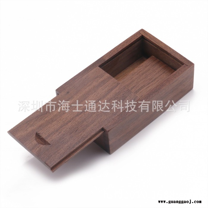厂家U盘批发 胡桃木外形U盘方盒子Ｕ盘4g8g16g32g商务礼品 可定制logo 特殊工艺礼品 礼品U盘 赠品U盘图2