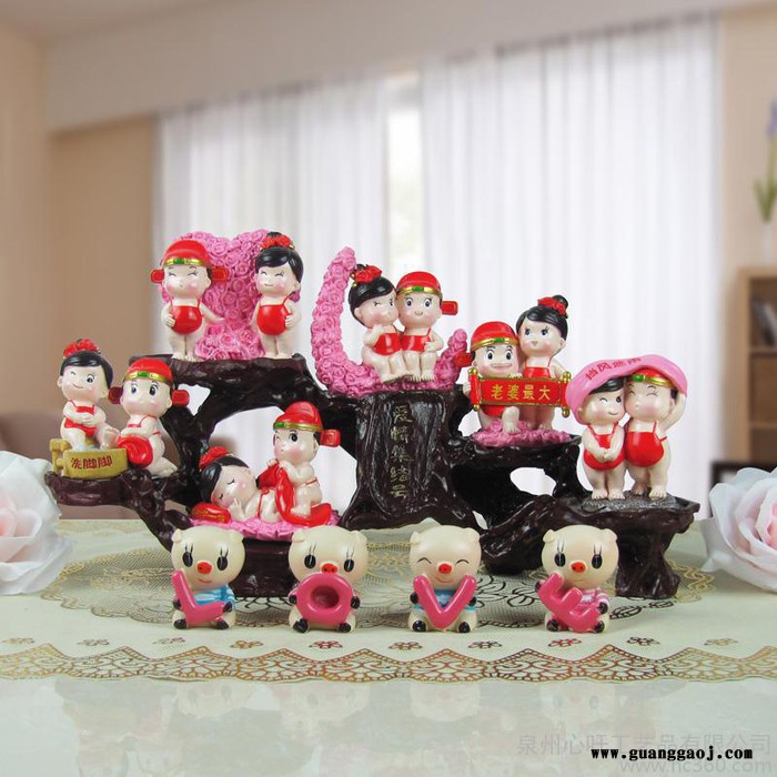 创意 结婚礼物 婚庆礼品 家居摆件 根雕礼品 结婚礼品 树脂摆件图2