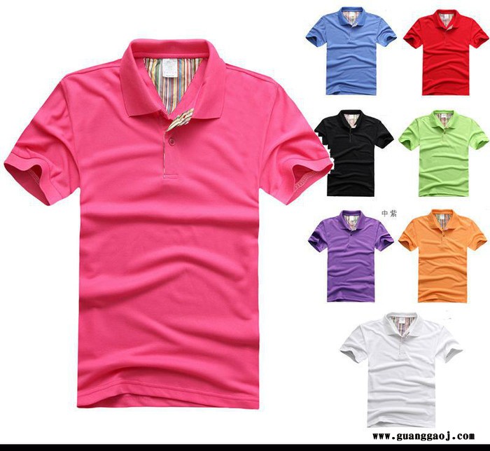 夏季翻领短袖POLO 定做文化衫广告衫订做工作服定制T恤促销图2