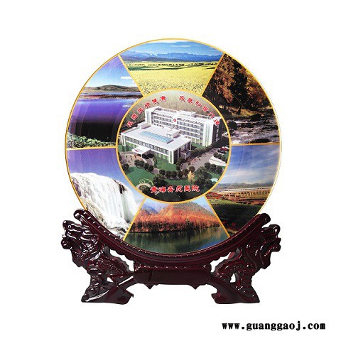 定做陶瓷盘子 景德镇纪念盘定制厂家图2