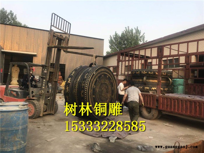 树林铜雕定制铜鼓礼品广西铜鼓定做铜雕塑室外铜摆件腰鼓厂家图3
