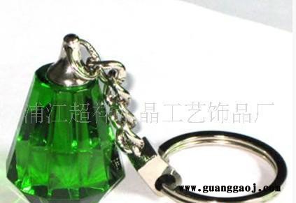 水晶多面创意钥匙扣礼品,水晶钥匙链图2