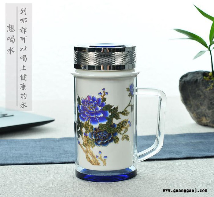 直销陶瓷保温杯  办公杯 创意礼品 礼盒装 支持订制图2
