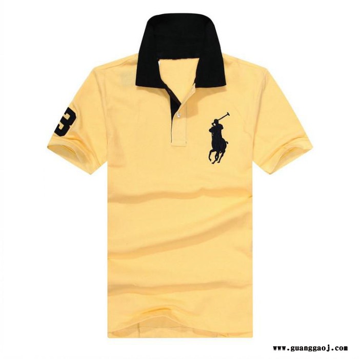 供应翻领T恤定制广告衫厂家 文化衫衫班服员工T恤衫 男式POLO衫 翻领短袖T恤图3