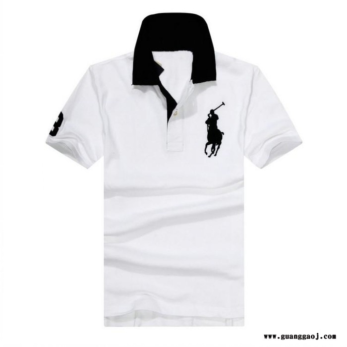 供应翻领T恤定制广告衫厂家 文化衫衫班服员工T恤衫 男式POLO衫 翻领短袖T恤图2