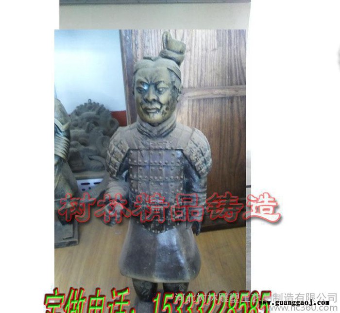 青铜器马拉车礼品金属工艺品饰品兵马俑铜车马铜车马定制图片图2