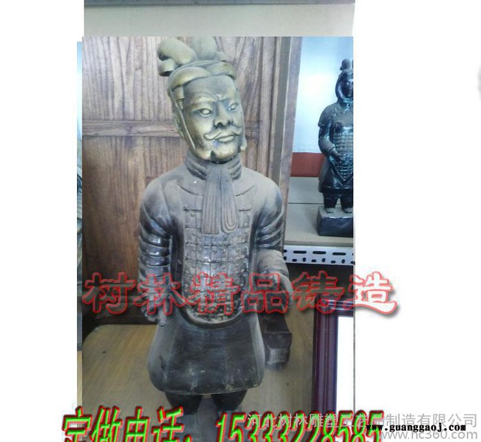 青铜器马拉车礼品金属工艺品饰品兵马俑铜车马铜车马定制图片图3