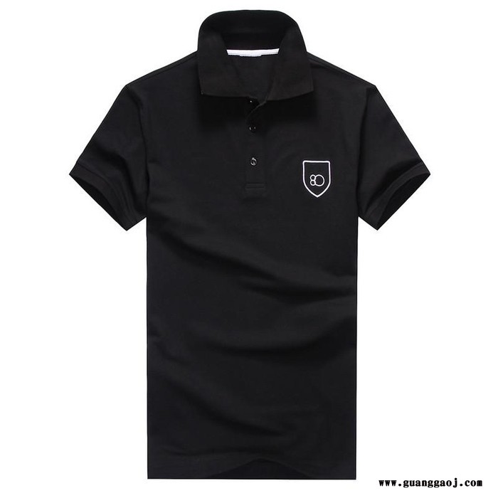供应男式POLO衫定制  纯色翻领短袖男式T恤定做 促销工作服厂服广告衫文化衫订做图2
