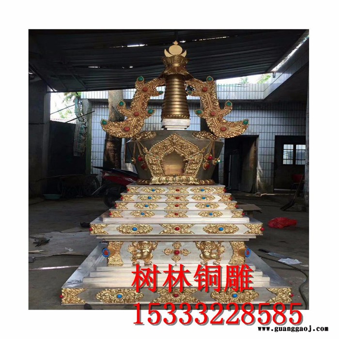 纯铜狮子摆件一对北京狮宫门狮工艺礼品大型彩绘如来佛佛像摆饰 纯铜三世如来佛铜雕龙王定制家居图1