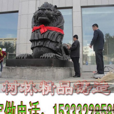 定做铜雕动物狮子牛大型雕塑 纯铜大号青铜鼎摆件摆设青铜器仿古办公室开业礼品园林景观公园雕塑定制