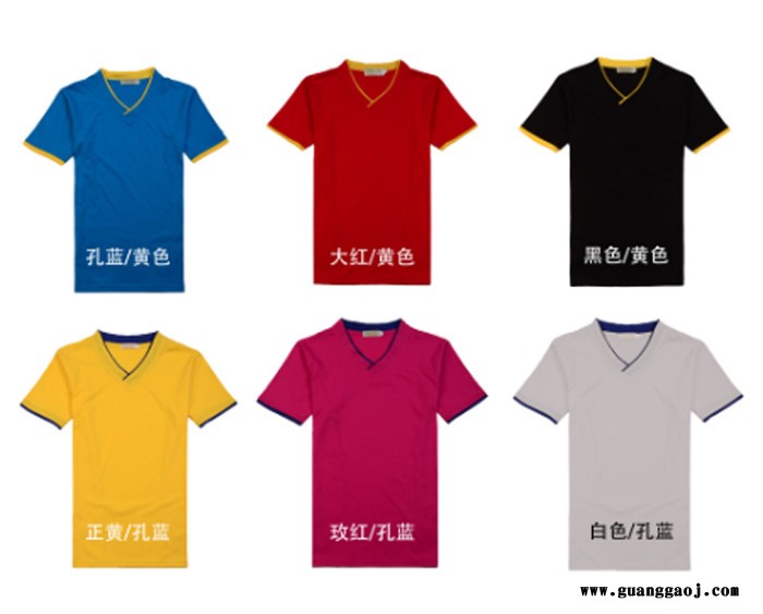 双洪品牌斜插领短袖 双洪广告衫定做 双洪班服定制 双洪团体服定做 双洪社团服定制图3