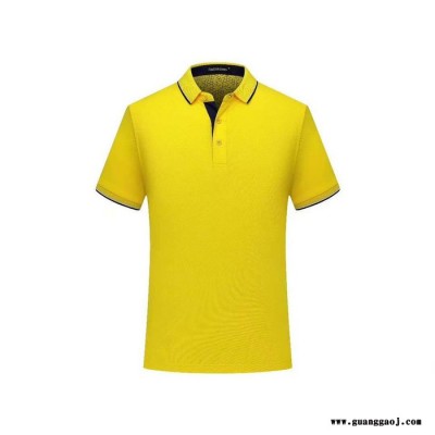 定制纯棉T恤 翻领POLO衫广告T恤团体服装广告衫 奥戴尔工厂直供 现货批发 空白可添加LOGO文字图案 定制刺绣印字