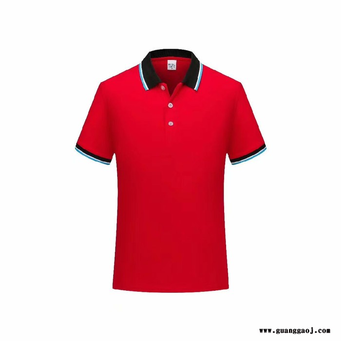 定制纯棉T恤 翻领POLO衫广告T恤团体服装广告衫 奥戴尔工厂直供 现货批发 空白可添加LOGO文字图案 定制刺绣印字图5