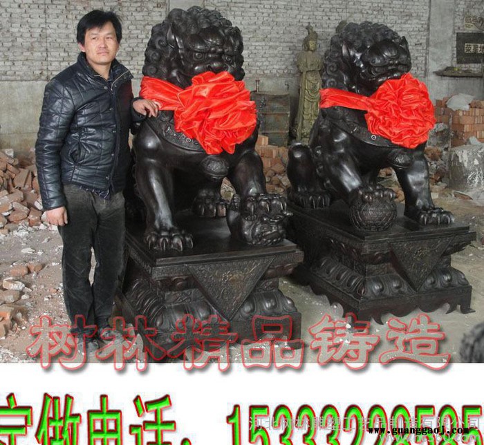 新铜雕汇丰狮子 园林铜狮子现货银行铜狮子镇宅辟邪狮子 铜雕 铜狮子 动物雕塑  礼品 专业定制 **图2
