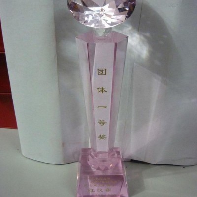 广州水晶奖杯常规现货水晶奖杯批发销售 奖杯水晶地球奖杯圆底座奖杯定做