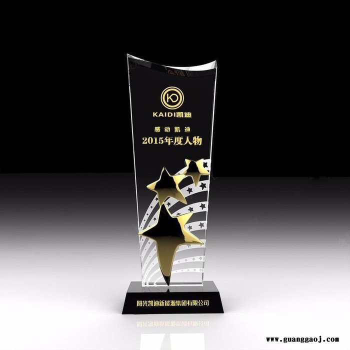 广州水晶奖杯图片突出贡献奖杯特殊造型透明圆底座水晶奖杯螺旋奖杯款式 广州水晶奖杯价格图3