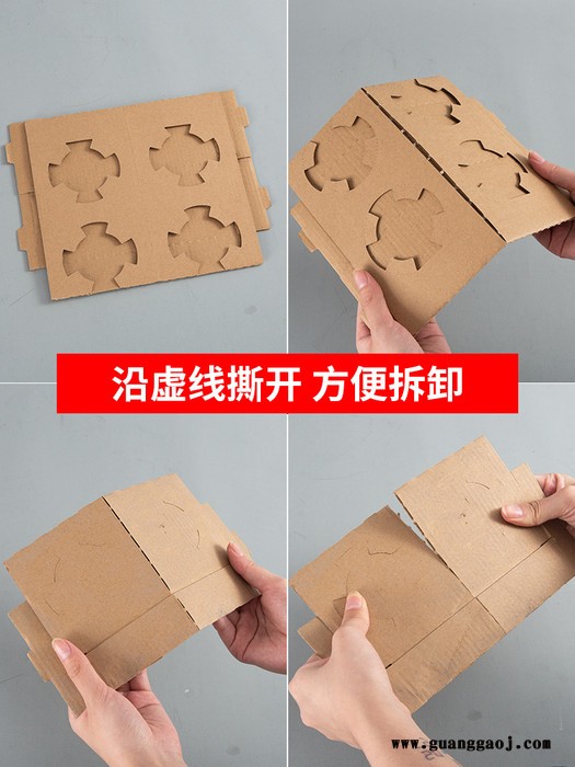 定制牛皮纸打包袋 外卖纸袋 外卖手提袋 订做烘培打包袋 餐盒手提袋 奶茶礼品包装袋子图4