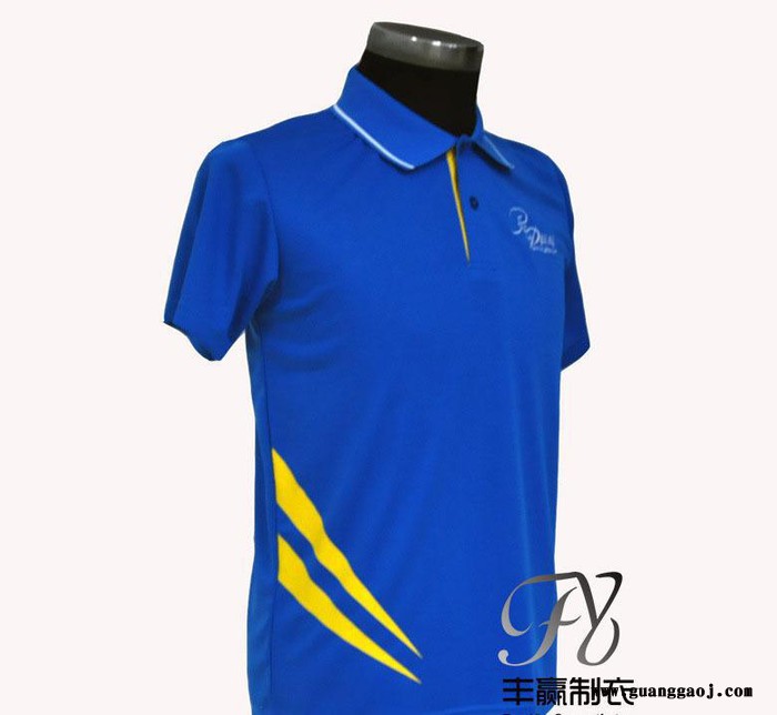 纯棉短袖T恤定做广发银行户外运动服衫班服短袖广告衫乒乓球服图3