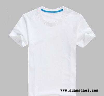 莱卡棉半袖空白文化衫广告衫 定制班服印字印图男女款短袖Ｔ恤衫图2