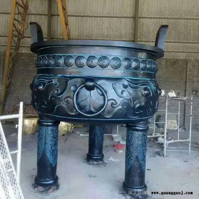 铸铜仿古宝鼎 铜鼎盛千秋办公室开业礼品 黄铜家用三足鼎 铸鼎厂家 铜鼎价格 妙缘铜雕定制图7
