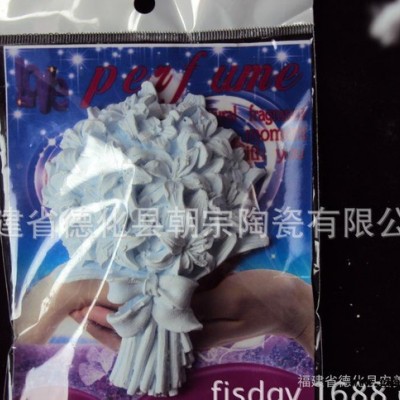创意礼品 冰箱贴 鲜花石膏片 陶瓷摆件  饰品 创意zakka饰品
