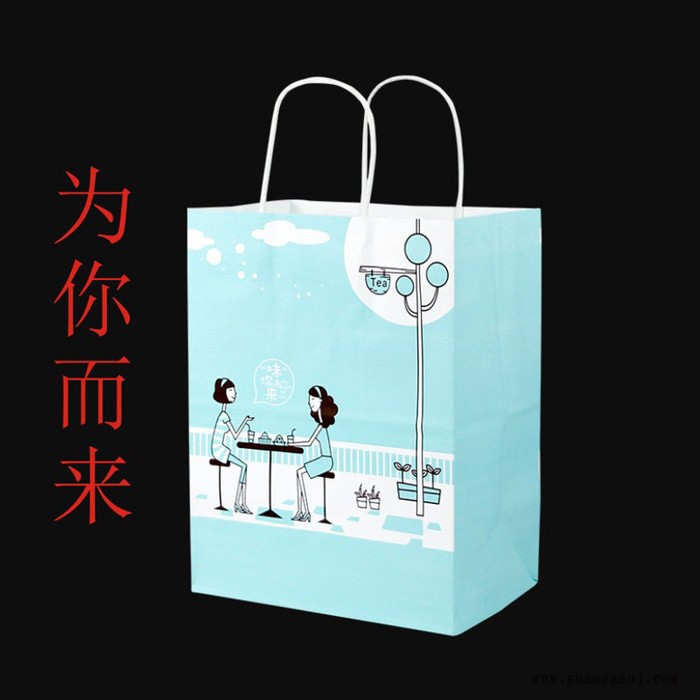 牛皮纸袋 外卖手提袋 定做服装袋子 礼品袋 外卖打包袋 礼物购物袋 定制logo图8