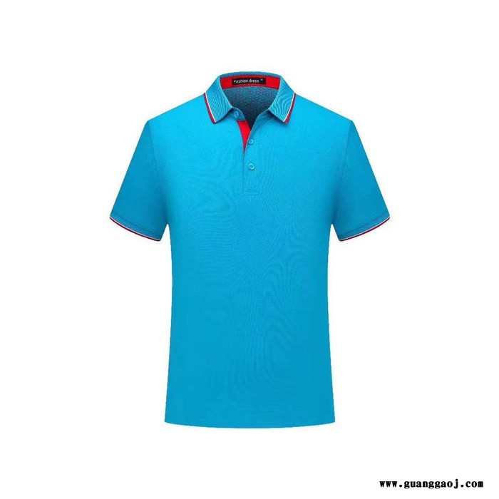 定制纯棉T恤 翻领POLO衫 团体服装 广告衫 奥戴尔工厂直供 现货批发 空白可添加LOGO文字图案 刺绣印字