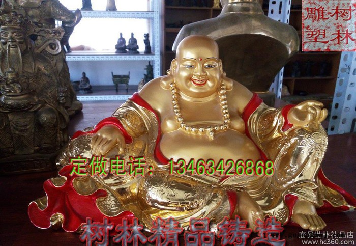 新大型铸铜四大天王 纯铜铸造铜佛像定做弥勒佛价格狮子 铜雕 铜狮子 动物雕塑  礼品 专业定制 **图3
