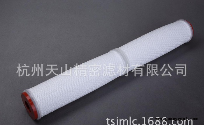 **_污水澄清、反渗透水系统前端过滤，有机溶剂、墨水、电镀液、金属切削液，感光抗水微孔/外用网套微孔折叠滤芯（MP）
