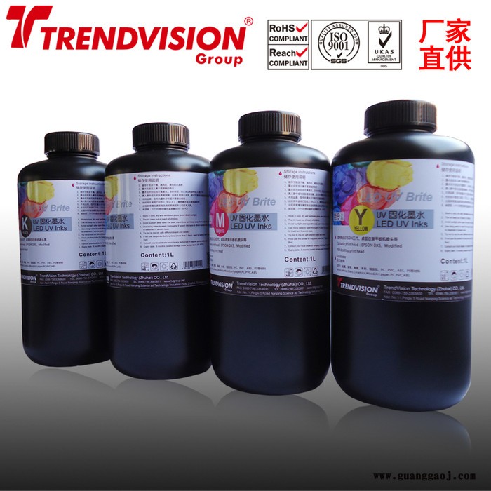 UV墨水uv光固化LED灯爱普生喷头专用uv平板机墨水墨水1升图3