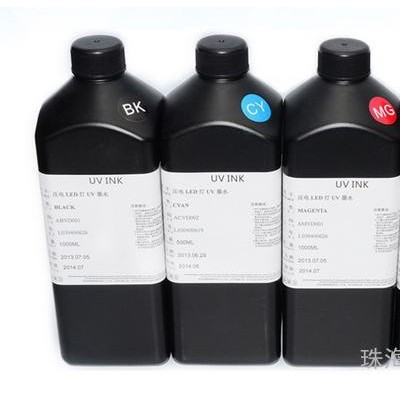 爱普生平板打印机软性UV墨水 皮革硅胶专用uv墨水