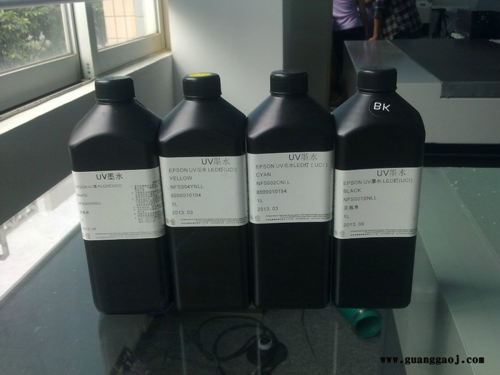 供应诺彩uv油墨/玻璃亚克力板专用UV墨水/玻璃油墨图3