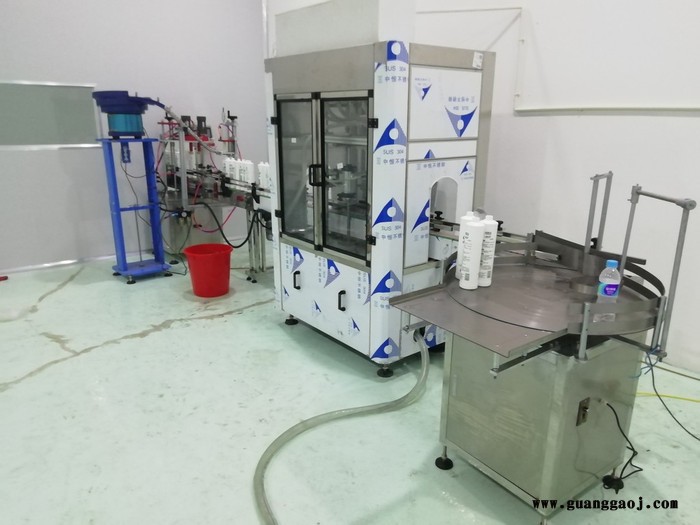 瓶装清洗液液体灌装机 洗衣液洗发膏灌装机 洗发水护发素灌装机械价格 洁厕灵灌装线图7