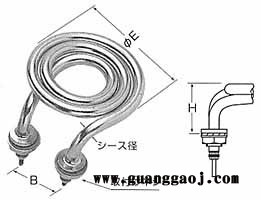 UTP6\saka**坂口电热、超声波清洗液加热\UTP型插头加热器，UTP6图3