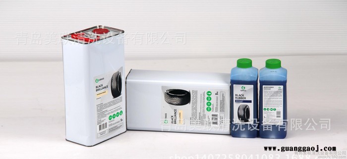 进口洗车液 硅基黑又亮 轮胎清洗液 高效持久护胎增亮 防水防雨图2