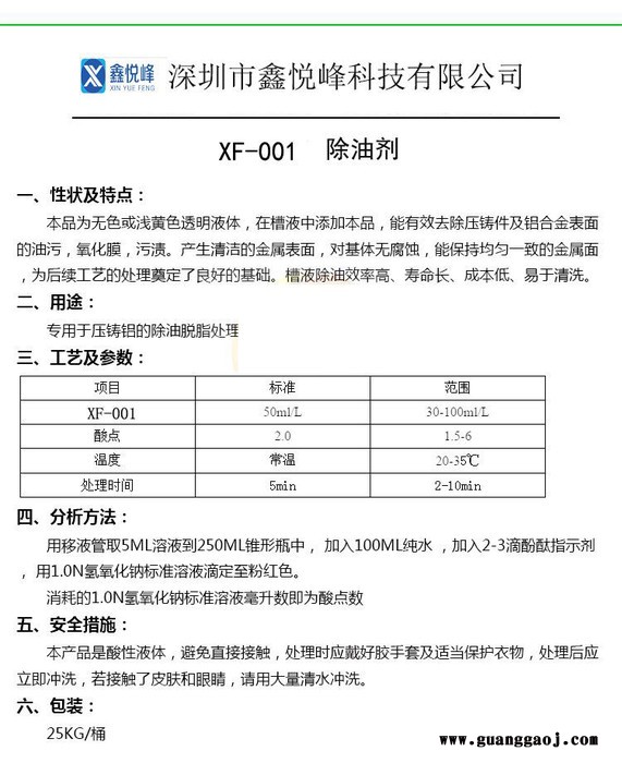 鑫悦峰金属清洗剂 金属清洗液 金属清洁剂 金属除油剂 不锈钢除蜡水图7
