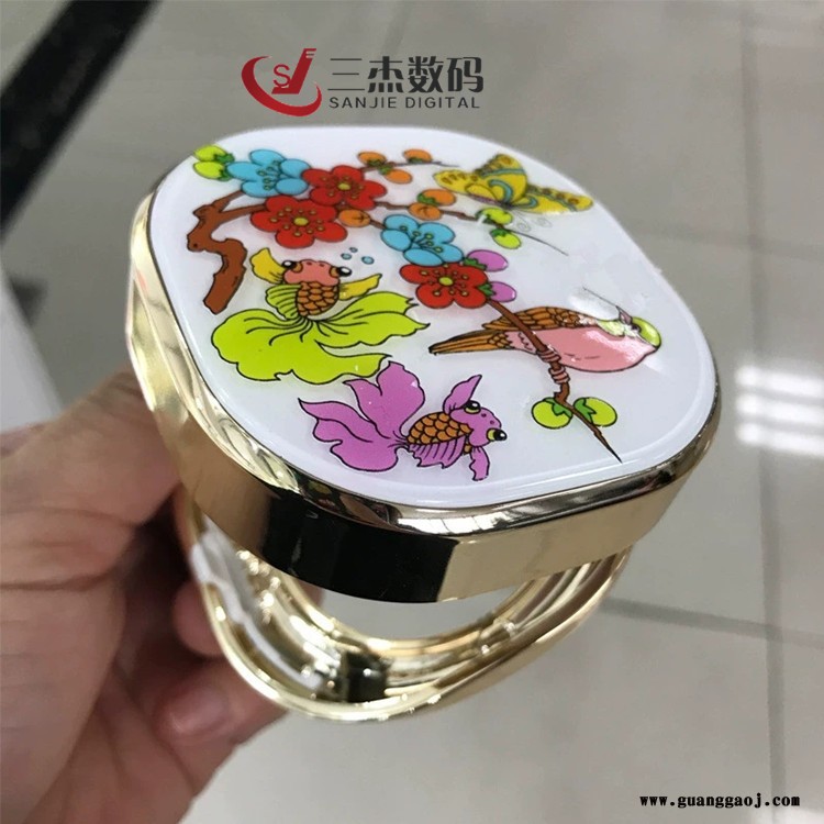 化妆品外壳UV浮雕喷绘机价格 电器面板UV平板喷绘机 3D数码打印机图2