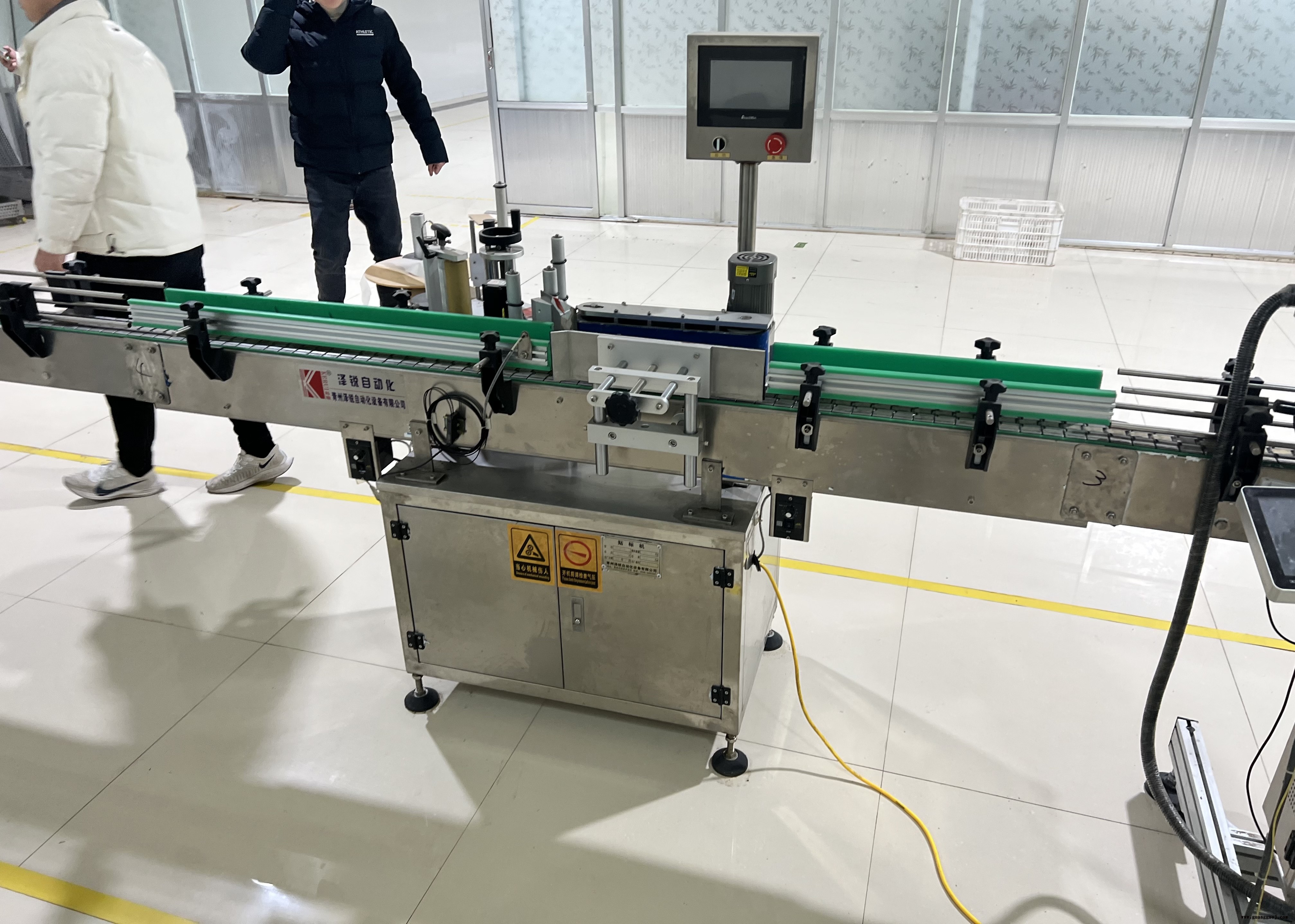 二手贴标机 单面贴标机 原瓶双面贴标 激光打码机 型号齐全 现货出售 浩顺供应图2