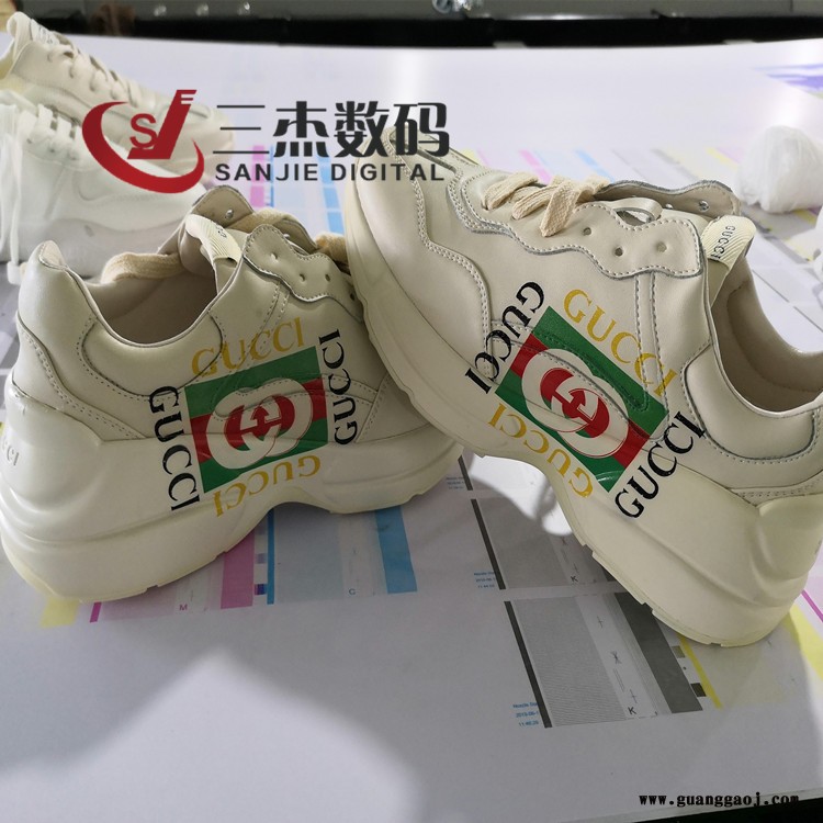 皮革成品鞋彩印机 高帮成品鞋侧面3duv喷绘机图2