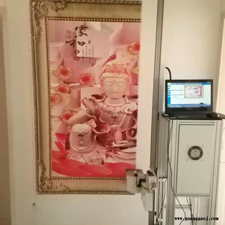 Epson/爱普生双喷头3d墙体彩绘机室内背景墙打印机户外广告喷绘机图5