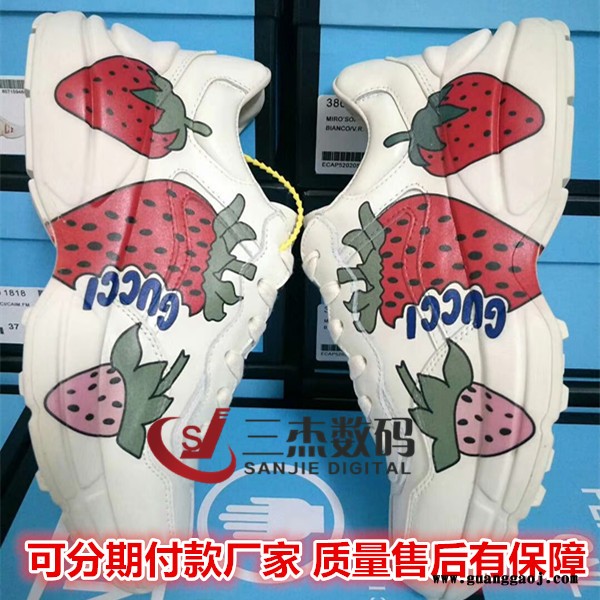 广州皮革鞋子3d喷绘机 高落差鞋子uv喷绘机生产商图2