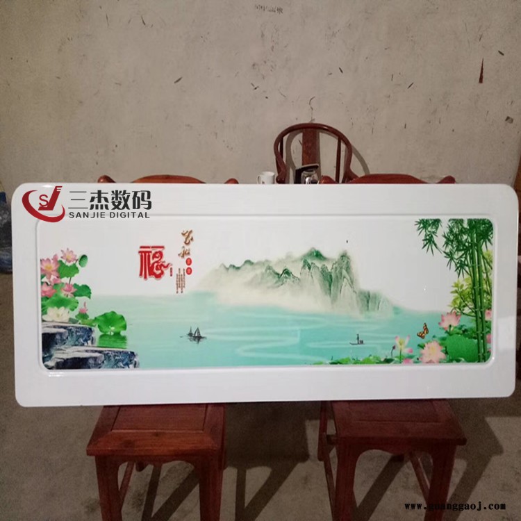 木板uv平板喷绘机 家具床头板3d浮雕打印机 床头板3d彩印机图2