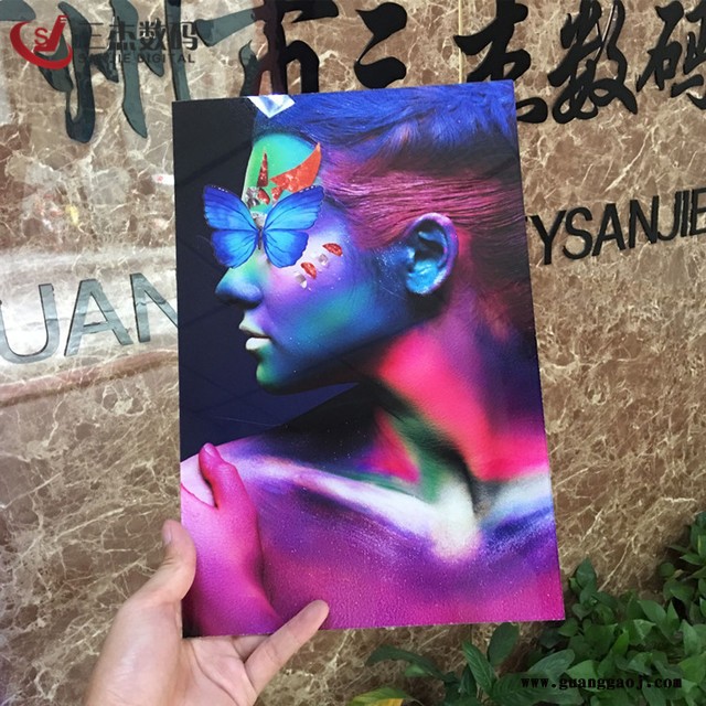亚克力板喷印机 广告标牌uv平板打印机 KT板雪弗板金属板uv喷绘机图2