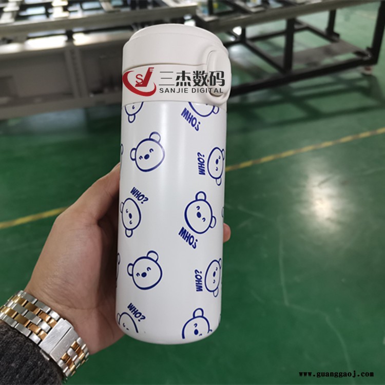 圆柱体uv打印机 圆柱热水壶3d彩印机 圆柱一体uv喷绘机图2