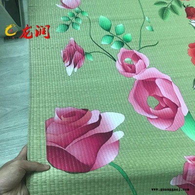 厂家供应武汉席子3D图案打印机凉席UV平板机 草席喷绘机