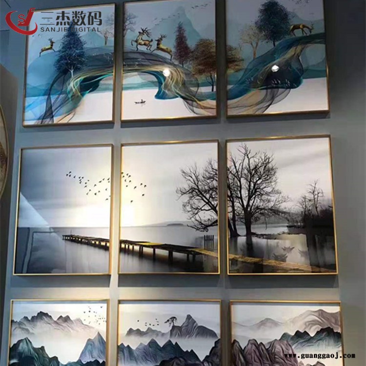 背景墙3d打印机 玻璃木板UV打印机 3D浮雕影视墙uv平板喷绘机图2