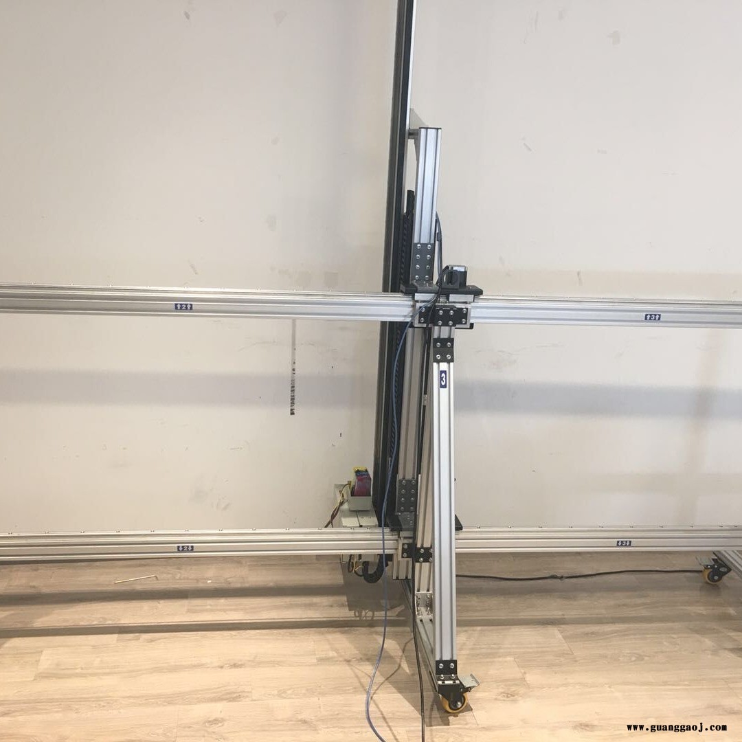 北京3D墙体彩绘机 高清广告画面喷绘机  文化墙户外绘画机图3