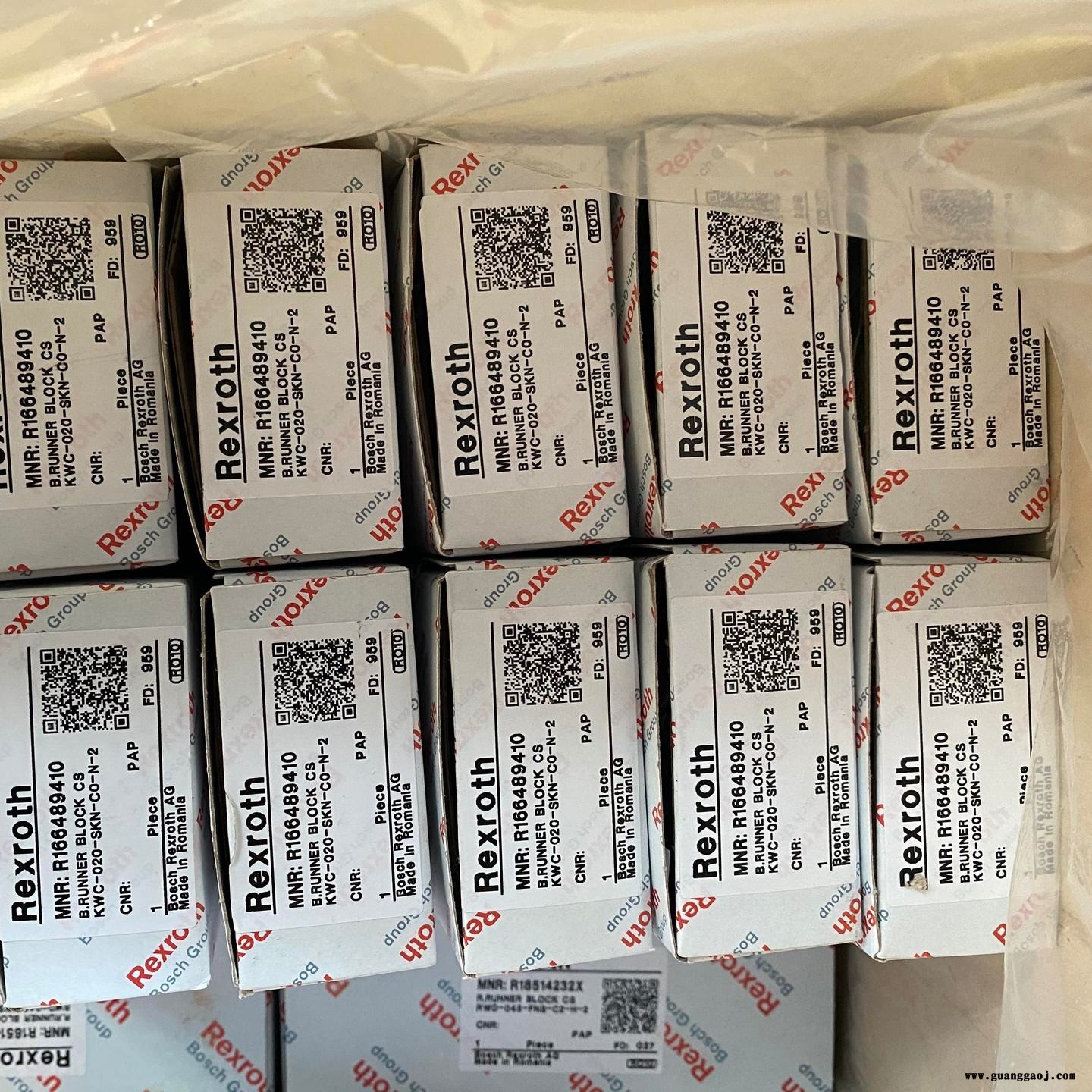 上海REXROTH/力士乐滑块R166489410 喷绘机专用滑块 雁钢现货供应  欢迎咨询！