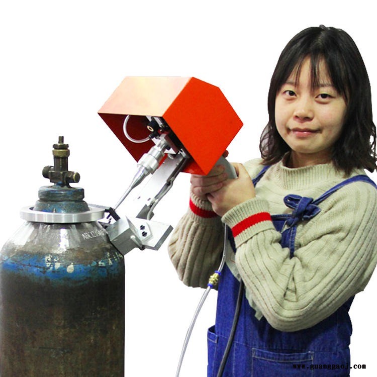 紫旭批发ZX-PMK-G01广西钢瓶小型打码机  桂林氧气瓶刻字机 南宁氧气瓶打号机图1