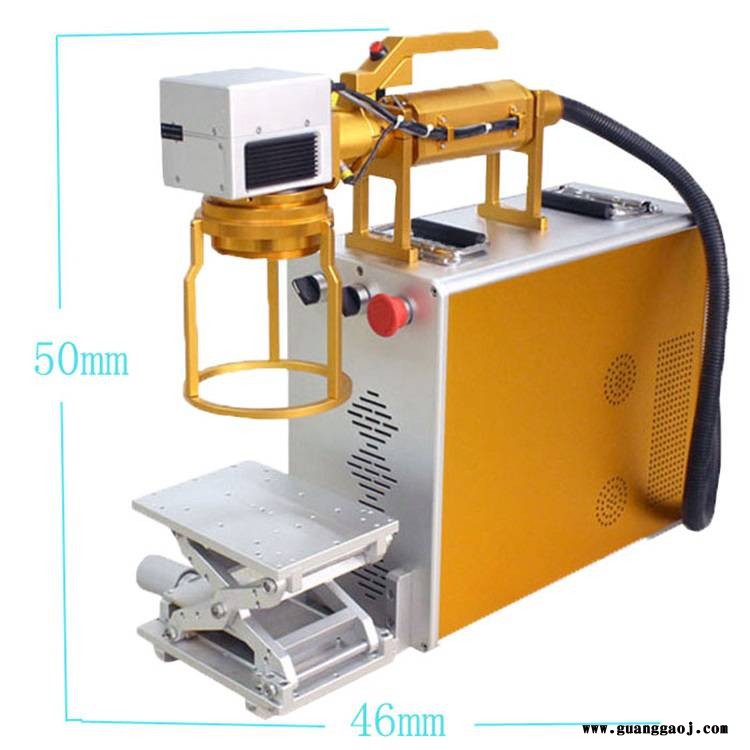 紫旭CK-PLY-20W小型激光打标机价格 首饰激光打码机 手持激光打码机价格图2